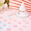 SUNNYCLUE 200Pcs Acrylic Bead Caps OACR-SC0001-83G-4