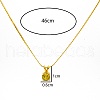 Real 18K Gold Plated Stainless Steel Pendant Necklaces CP2918-11-1