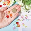 CHGCRAFT Transparent Acrylic Linking Rings TACR-CA0001-30-3