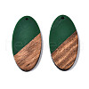Resin & Walnut Wood Pendants RESI-S389-071A-A02-2