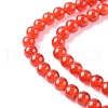 Natural Carnelian Beads Strands X-G-C076-6mm-2A-2