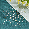 75Pcs 5 Styles Rack Plating Brass Spacer Beads KK-LP0001-07S-3