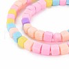 Handmade Polymer Clay Beads Strands X-CLAY-T020-09F-3
