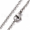 Pride Style 201 Stainless Steel Pendant Necklaces NJEW-F288-09P-4