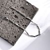Tarnish Resistant Unisex 201 Stainless Steel Bar Link Chain Bracelets BJEW-L637-35B-P-3