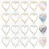 CHGCRAFT 20Pcs 2 Colors Zinc Alloy Pendants FIND-CA0009-51-1