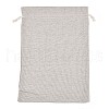 Cotton Cloth Packing Pouches Drawstring Bags ABAG-R011-25X35-01-1