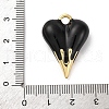 Brass Enamel Pendants KK-Q098-19G-A-3