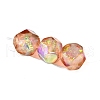 30Pcs Gradient Color & UV Plating Rainbow Iridescent Opaque Resin Beads PW-WG6C260-05-1