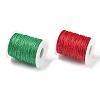 2 Roll Red & Green Waxed Cotton Thread Cords YC-LS0001-01-2