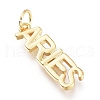 Brass Pendants ZIRC-I048-15G-03-1