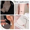 Beebeecraft 5Pcs 925 Sterling Silver Feather Charms with Jump Rings with 1Pc Double Sided Suede Fabric Silver Polishing Cloth FIND-BBC0015-94-6