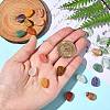 16Pcs 8 Styles Natural Agate & Amethyst & Topaz Jade & Green Aventurine & Red Agate & Tiger Eye & White Agate G-CJ0001-80-4