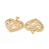 Brass Micro Pave Cubic Zirconia Pendants ZIRC-P106-04LG-02-3