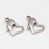 Tarnish Resistant 304 Stainless Steel Lobster Claw Clasps STAS-D069-04-1