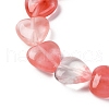 Cherry Quartz Glass Beads Strands G-I372-A02-02-4