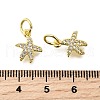 Brass Micro Pave Cubic Zirconia Pendants KK-K300-11G-3