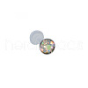 Acrylic Micro Pave Cubic Zirconia Labrets Piercing Jewely for Women Men WG00568-07-1