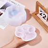Paw Print DIY Footprint Storage Box & Lid Silicone Molds Set SIMO-TAC0006-03B-14
