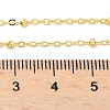 Brass Satellite Chains Necklace for Women NJEW-P265-38G-2