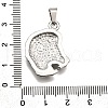 304 Stainless Steel Pendants STAS-B086-11D-P-3