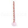 Handmade Glass Stripe Spoons AJEW-A067-02-2