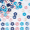  4 Strands 4 Colors Natural Freshwater Shell Beads Frames Strands SHEL-NB0001-45-4