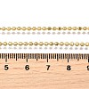 2MM Brass Round Link Chain Necklaces NJEW-M108-19G-3