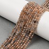 Natural Multi-Moonstone Beads Strands G-L597-C06-01-5