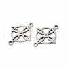 201 Stainless Steel Connector Charms STAS-K251-087P-2