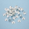 201 Stainless Steel Bead Cap Pendant Bails STAS-L244-27A-S-1
