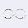 925 Sterling Silver Round Rings STER-F036-03S-0.7x3-2
