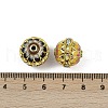 Brass Enamel Beads KK-L236-01A-G-3