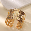 304 Stainless Steel Cuff Bangles BJEW-B135-01C-G-1