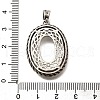 Brass Pendant Cabochon Settings KK-M313-22AS-3