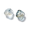 Baking Painted Transparent Glass Beads GLAA-C035-01A-2