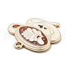 Mother's Day Alloy Enamel Pendants ENAM-D060-05B-01-2