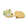 316 Surgical Stainless Steel Enamel Charms STAS-M073-28G-2