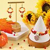 SUNNYCLUE 1200Pcs 6 Colors Thanksgiving Day Themed Opaque Acrylic Beads MACR-SC0001-44-4