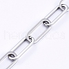 304 Stainless Steel Paperclip Chains CHS-D031-03P-3