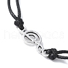 Korean Waxed Polyester Cord Adjustable Bracelets BJEW-JB11590-01-3