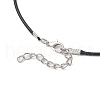 Cylinder Seed Beaded Evil Eye & Alloy Pyramid Cone Pendant Necklaces NJEW-MZ00105-02-5