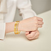 SHEGRACE Brass Buddhist Bangle Sets JB639A-3