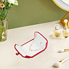 Double Door Velvet Jewelry Pendant/Necklace Gift Storage Boxes CON-WH0086-157-6