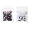Craft Black Acrylic Beads MACR-YW0001-11-8