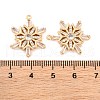 Brass Micro Pave Clear Cubic Zirconia Pendants KK-S389-14G-3
