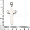304 Stainless Steel Big Pendants STAS-R171-05P-3