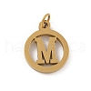 304 Stainless Steel Charms
with Jump Ring STAS-R001-02G-M-1