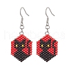 Brass Dangle Earring EJEW-JE06033-01-1