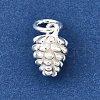 925 Sterling Silver Pinecone Charms STER-D306-07S-2
